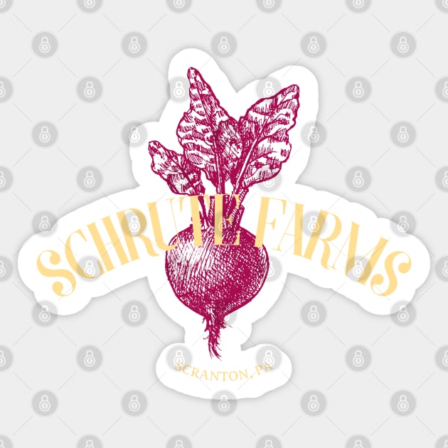 Schrute Farms Beets Sticker by Live Together